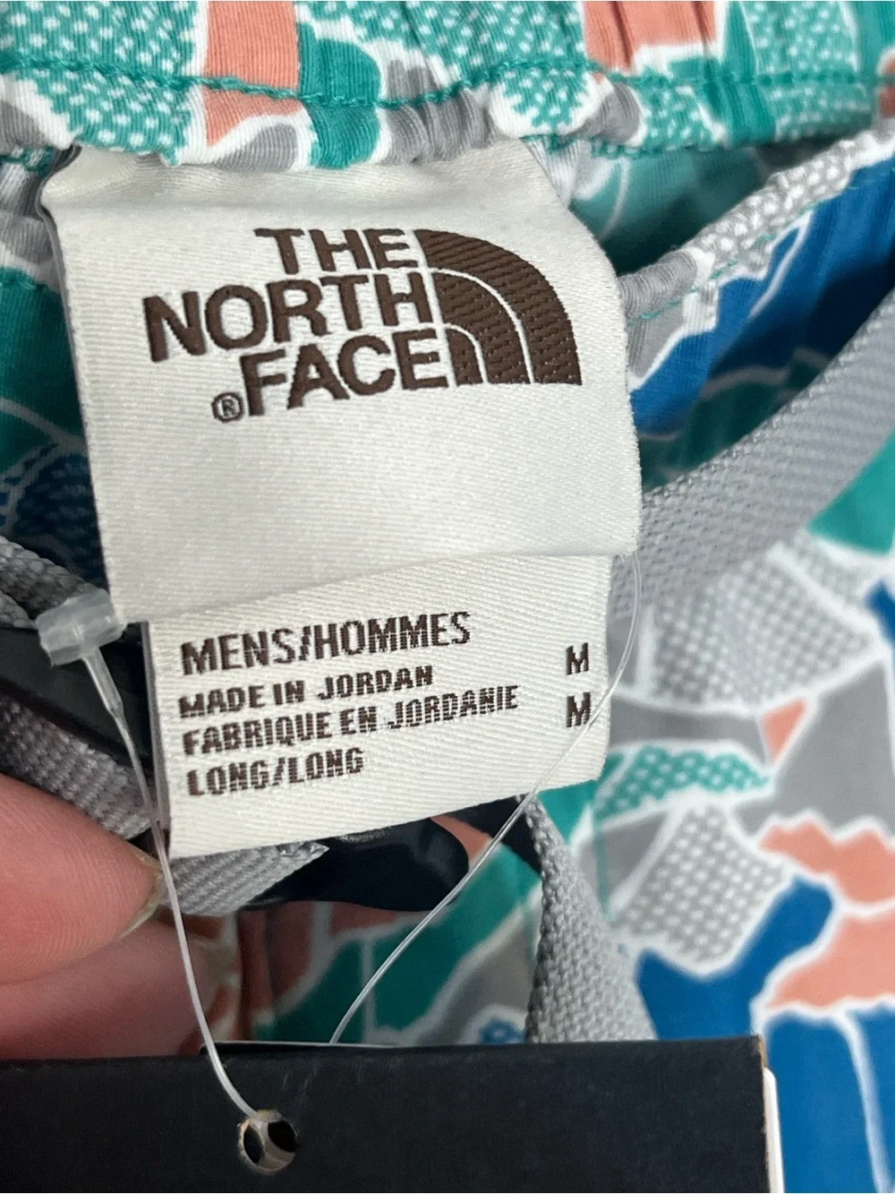 The North Face Mens Printed Belted Shorts Size Medium